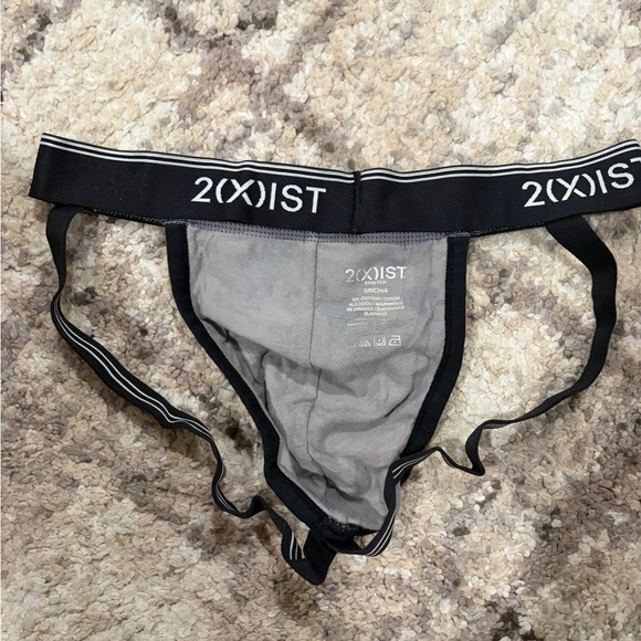 2xist Black and Gray Jockstrap - Picture 2 of 3